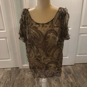 Sheer Paisley Shirt